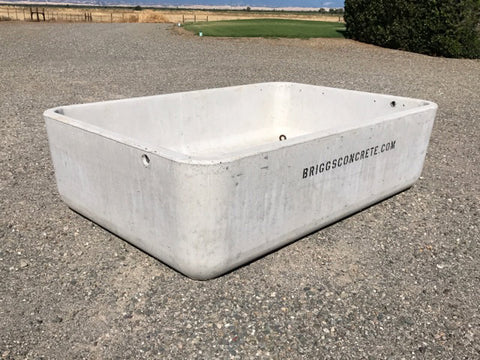 420 Gallon Capacity Concrete Water Trough